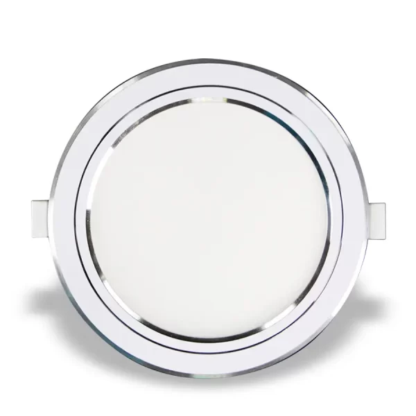 Đèn Led Downlight âm Trần Viền Bạc 7w Nanoco Nsd076s90