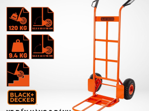 Xe đẩy Hàng 2 Bánh Black&decker Bxwt H302